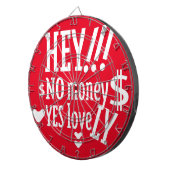 HEY!!! NO MONEY YES LOVE(LOVELY) BY MASANSER ダーツボード (正面右)