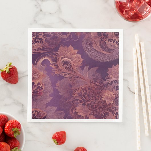 Hey Rosegold Floral AIアート (インサイチュ)