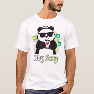 Hey Sexy Panda Tシャツ