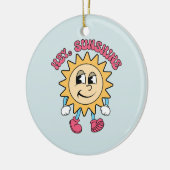 Hey, Sunshine - Summer Vibes セラミックオーナメント (左)