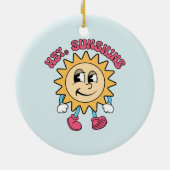 Hey, Sunshine - Summer Vibes セラミックオーナメント (裏面)