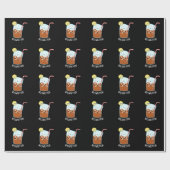 Hey Swee-Tea おもしろい Sweet Tea Pun Dark BG ラッピングペーパー (フラット)