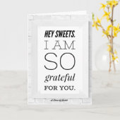 Hey Sweets Greeting Card カード (黄色い花)