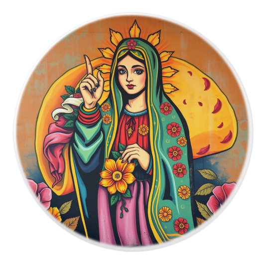 Hey, Taco Lover artsy unique Ceramic Pull セラミックノブ (正面)