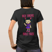Hey There Doll顔- 2 Tシャツ (裏面)