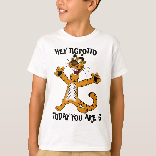 HEY TIGROTTO お誕生日おめでとうTシャツ Tシャツ (正面)