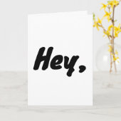 "Hey, wait a minute..." fill in the rest, card. カード (黄色い花)