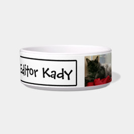 Hey Wanna Dog or Cat Bowl by RoseWrites ボウル