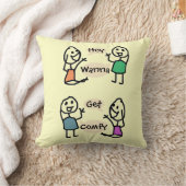 Hey Wanna Schmancy ファンシー Pillow by RoseWrites クッション (ブランケット)