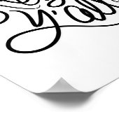 HEY YALL引用文タイポグラフィウォールアートプリント/ポスター ポスター (角)