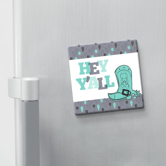 Hey Y'All -テキサス州 マグネット