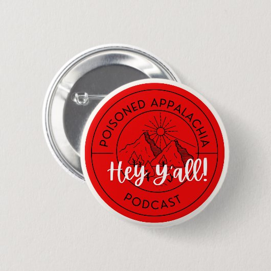 Hey Y'all button 缶バッジ (正面&裏面)