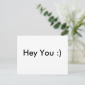 Hey You :) ポストカード (スタンド正面)