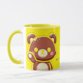 Hey You! Cute Teddy Bear Mug–Sweet & Adorable Gift マグカップ (左)