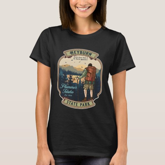 Heyburn State Park Plummer Idaho Hiking Camping So Tシャツ (正面)