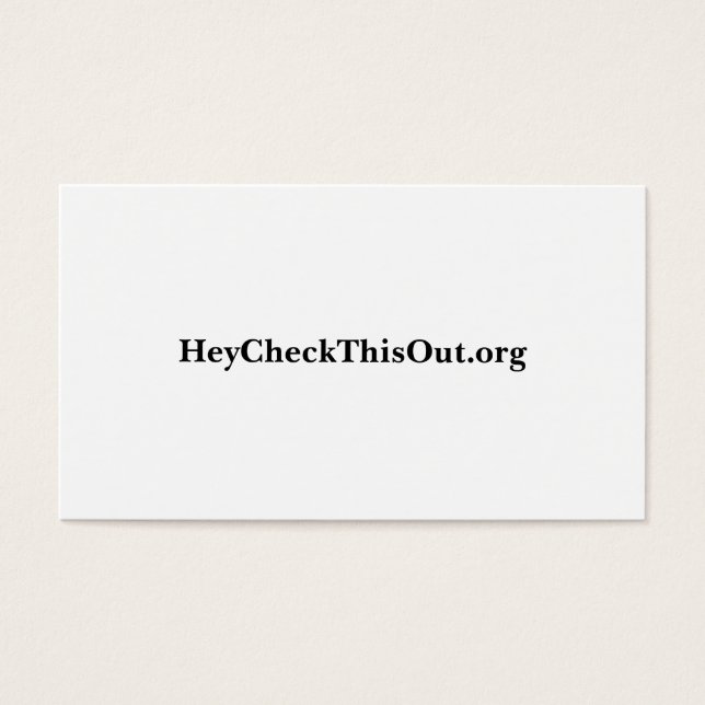 HeyCheckThisOut.org (正面)