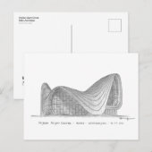 Heydar Aliyev Center, Baku, Azerbaijan ポストカード (正面/裏面)