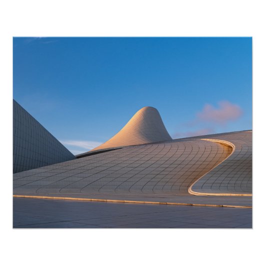 Heydar Aliyev Center poster ポスター (正面)
