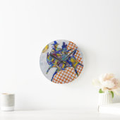 Heyokaの呼出し ラウンド壁時計 (ホーム)