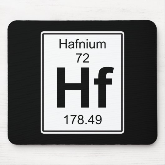 Hf -ハフニウム マウスパッド (正面)