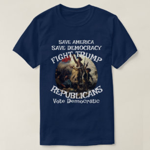 HG アメリカ政治選挙投票フラグ Tシャツ