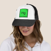 Hg - ヒトゲノム 化学元素記号 DNA Tシャツ キャップ (インサイチュ)