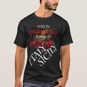 HG ロスト タオルミーナ ファウンド カターニア ローマ イタリア Tシャツ