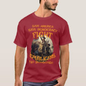 HG CBP 総合格闘技 ケージ ファイティング トランプ Tシャツ (正面)