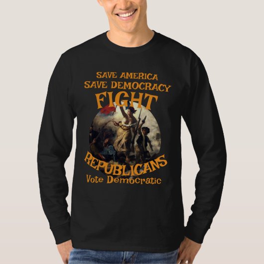 HG CBP 総合格闘技 ケージ ファイティング トランプ Tシャツ (正面)