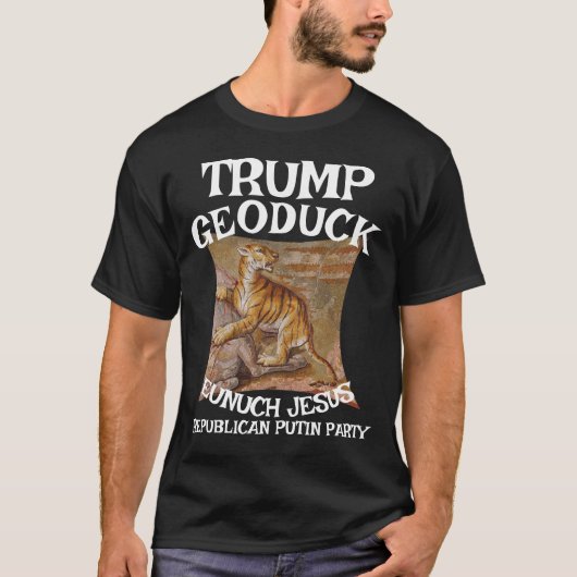 HG FW FV トランプ 戦争犯罪人 犯罪 殺人 殺人者 Tシャツ (正面)