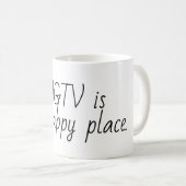 hgtvは私の幸せな場所です コーヒーマグカップ (正面右)