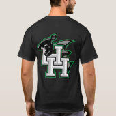 HHはハンバーガー、チーズ(大人)男性を嘆きません Tシャツ (裏面)