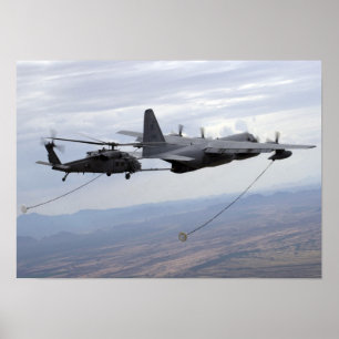 HH-60ホークの舗装とC-130 ポスター