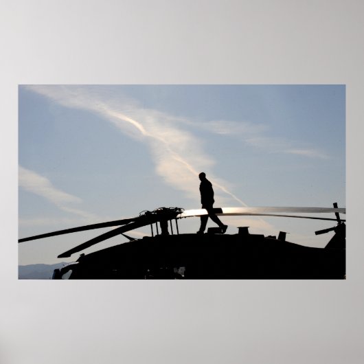 HH-60ホークを舗装 ポスター (正面)