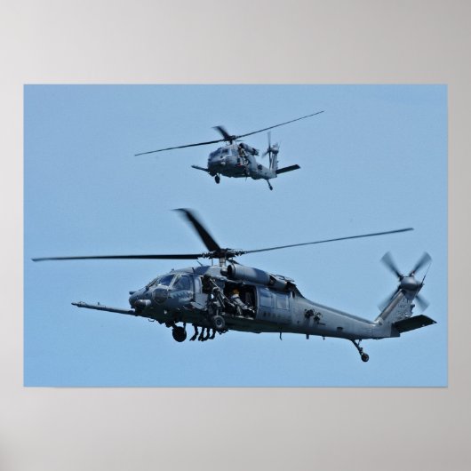 HH-60ホークを舗装 ポスター (正面)