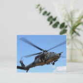 HH-60ホークを舗装 ポストカード (スタンド正面)
