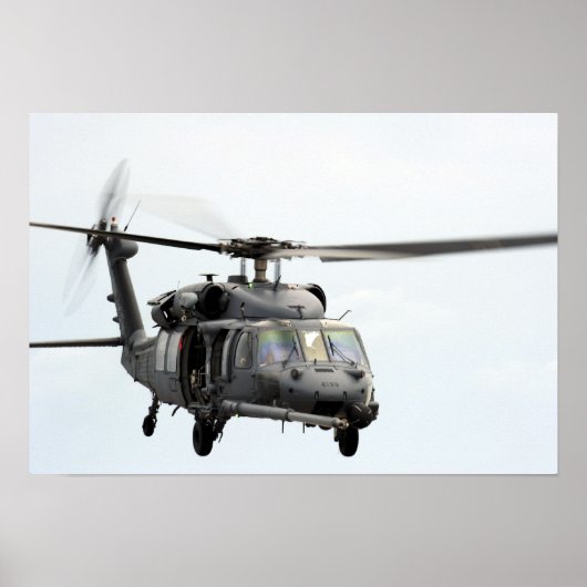 HH-60ホークヘリコプターを舗装する ポスター (正面)