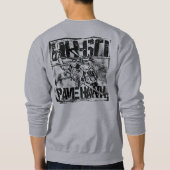 HH-60ホークメンズベーシックTシャツを切り開く スウェットシャツ (裏面)