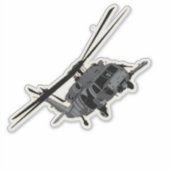 HH-60ホーク、ヘリコプター航空機を舗装 シール (正面)