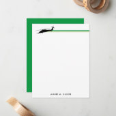 HH-60 Pave Hawkヘリコプタストライプのーカスタムメモ帳 ノートカード (正面/裏面インサイチュ)