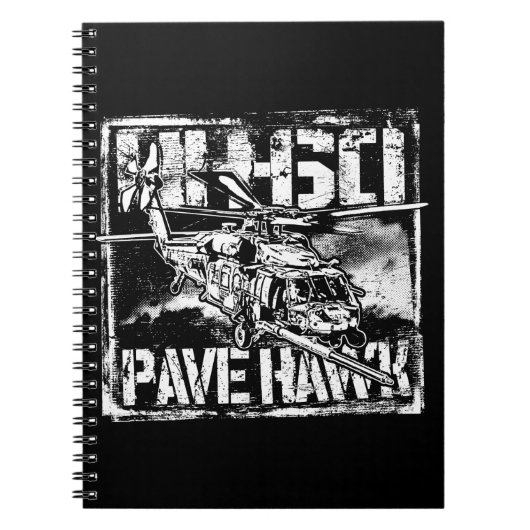 HH-60 Pave Hawk Spiralフォトノートブック ノートブック (正面)