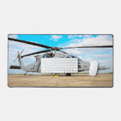 HH-60WグリーンすてきII デスクマット (キーボード&マウス)
