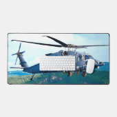 HH-60WグリーンすてきII デスクマット (キーボード&マウス)