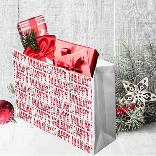 HH Against Snow ラージペーパーバッグ