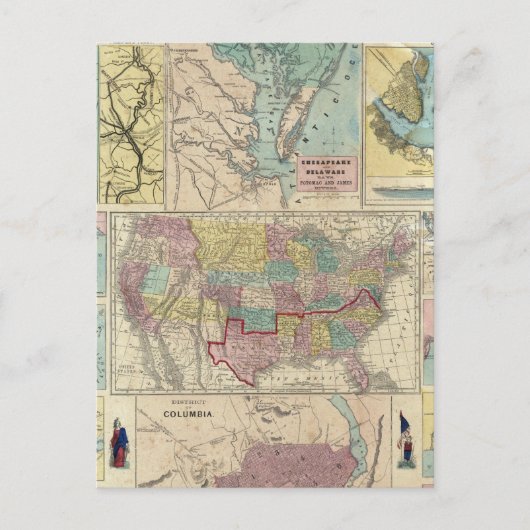 HH Lloydキャンペーン軍隊表 ポストカード (正面)