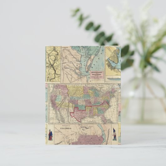 HH Lloydキャンペーン軍隊表 ポストカード (スタンド正面)