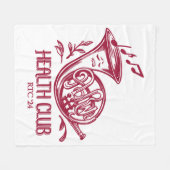 HHC (ホーフランスのン)毛布 フリースブランケット (正面(横))