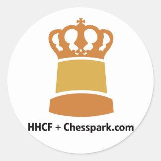HHCF Chessparkのイベントのステッカー ラウンドシール