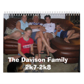 hhh 063のDavison家族2k7-2k8 カレンダー