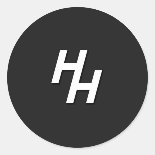 HHMFEWTロゴシール ラウンドシール (正面)